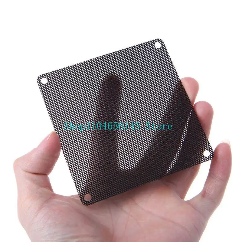5ASD 10PCS 120 мм ПВХ вентилятор Dust Filter Filter PC Dust Pronation для Case Cuttable Computer Cover Black