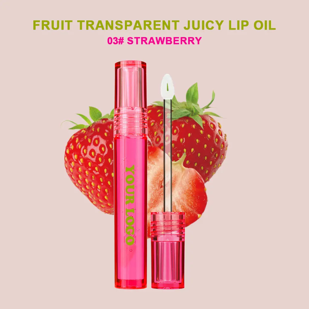 ฟรีโลโก้ Moisturizing Lip Balm Original Lip Oil Gloss Care of the Lips Benetitnt for Lips Plumping Exfoliating Pink