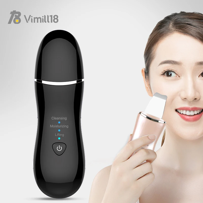 Trending Product Beauty skin scrubber, Portable Ultrasonic skin scrubber, Peeling Beauty Machine Sonic Ultrasonic scrubber