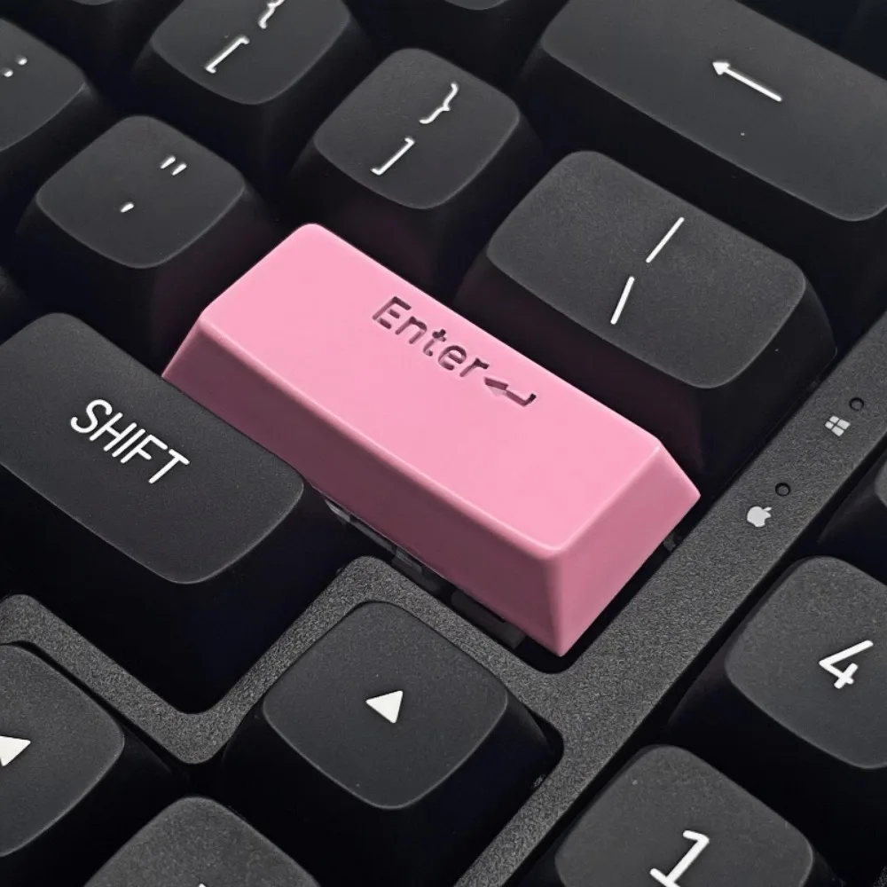 1pcs Aluminum Alloy Enter Key Keycaps Personalized Cherry Height Keycaps For Mechanical Keyboard