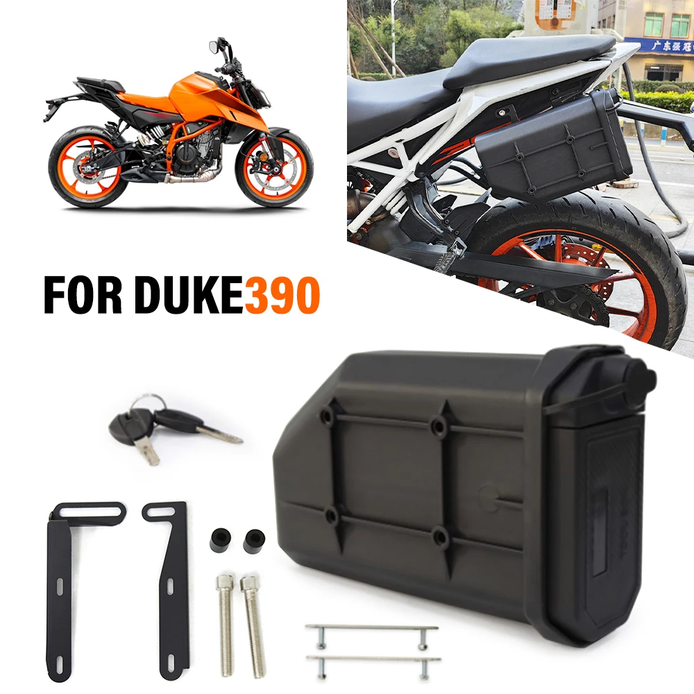 For DUKE250 DUKE390 DUKE 390 250 2024 Motorcycle Bracket Aluminum Decorative Tool Box Toolbox Accessories