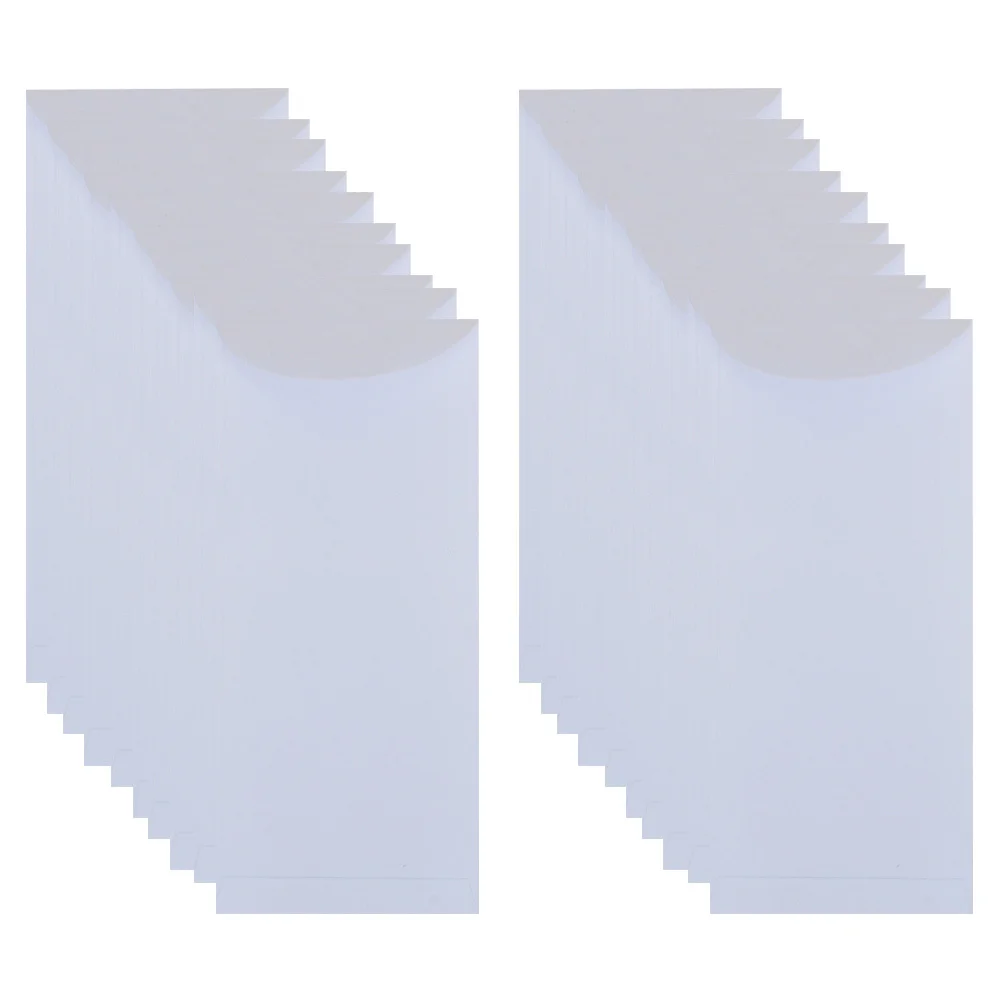 

20pcs Blank Envelopes Thick Paper Multi-Function File Bags For Letter Storage Office Supply Portable Envelope No Word Design