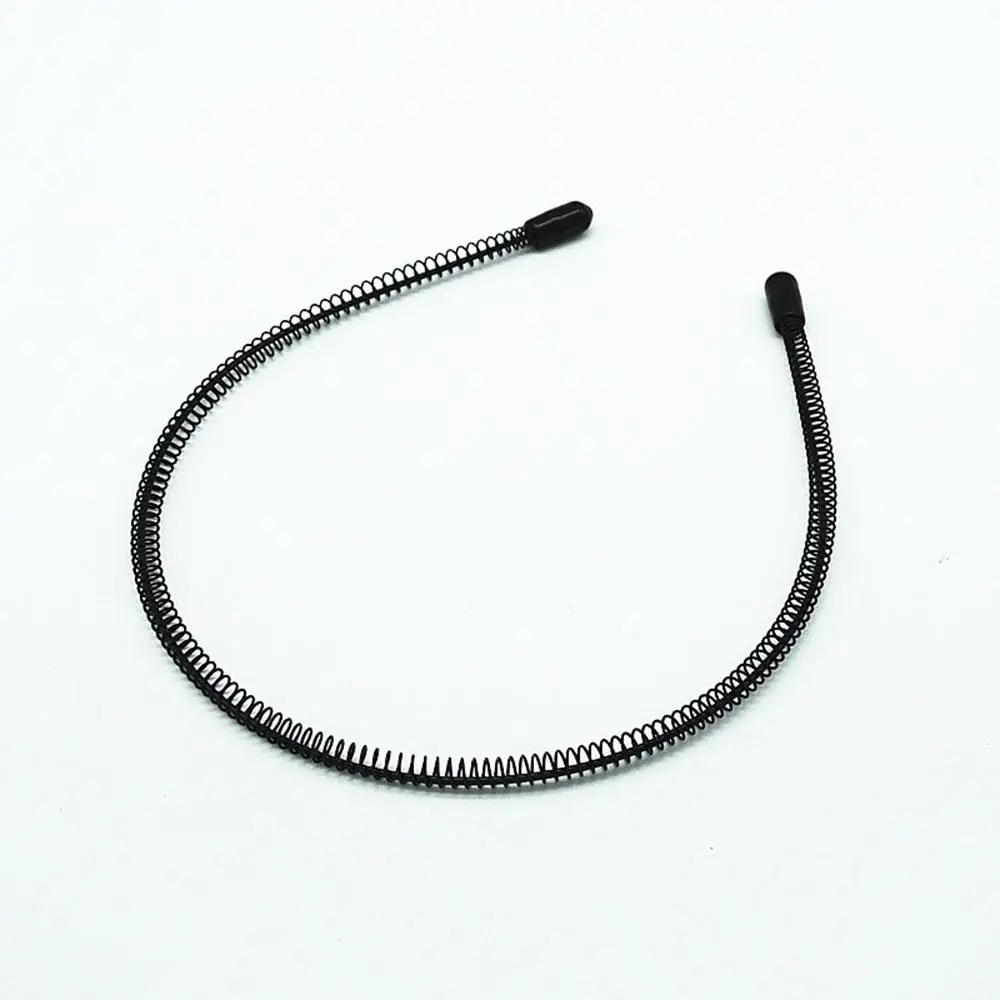 Men Women Unisex Metal Hair Hoop Fashion Geometric Wavy Headband Men Sports Washing Face Non Slip Hairband Headdress Accessories