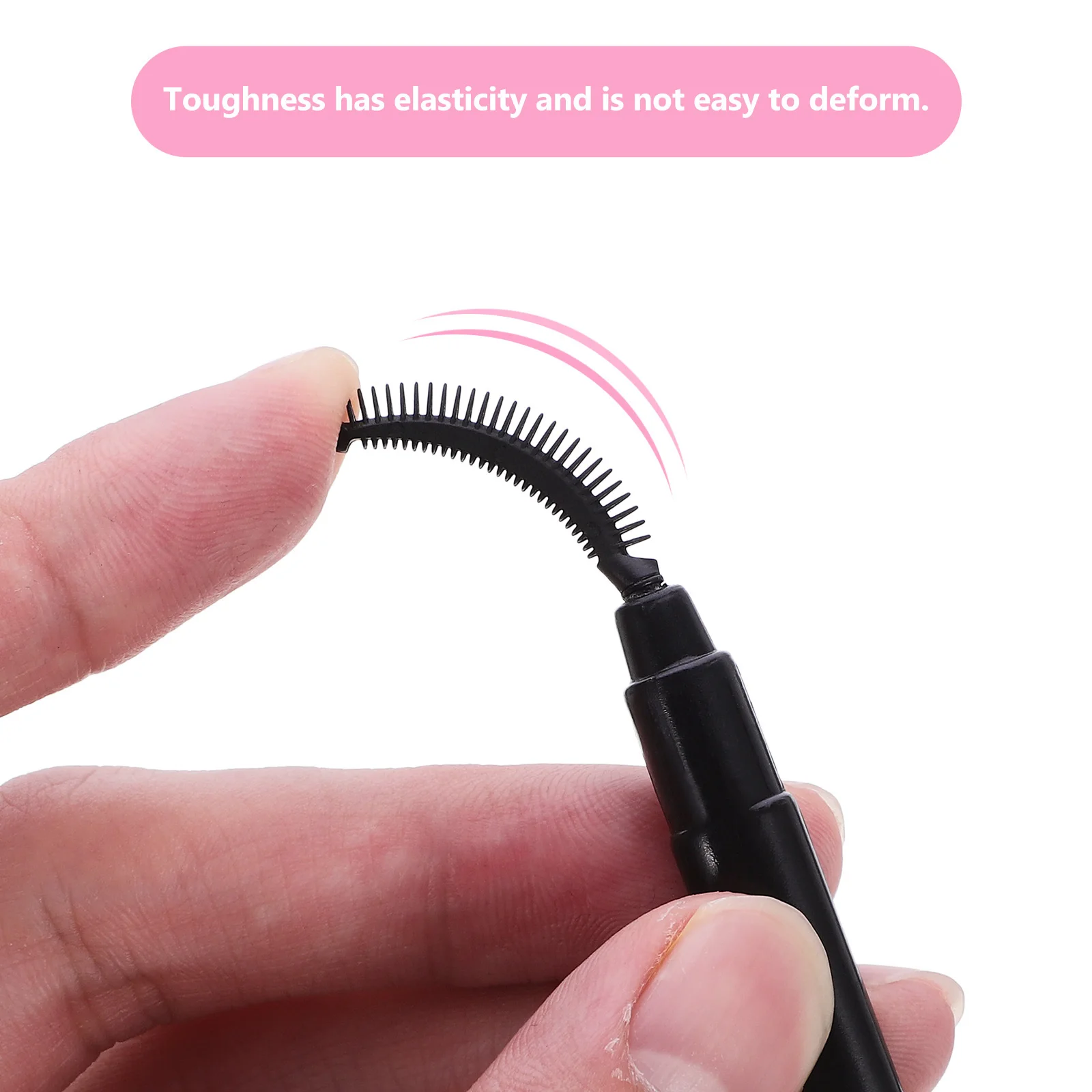 6 قطع من فرش رموش السيليكون المقاومة للماء أداة توزيع عصا الماسكارا لملحقات الرموش فرشاة حواجب مكياج العيون #5