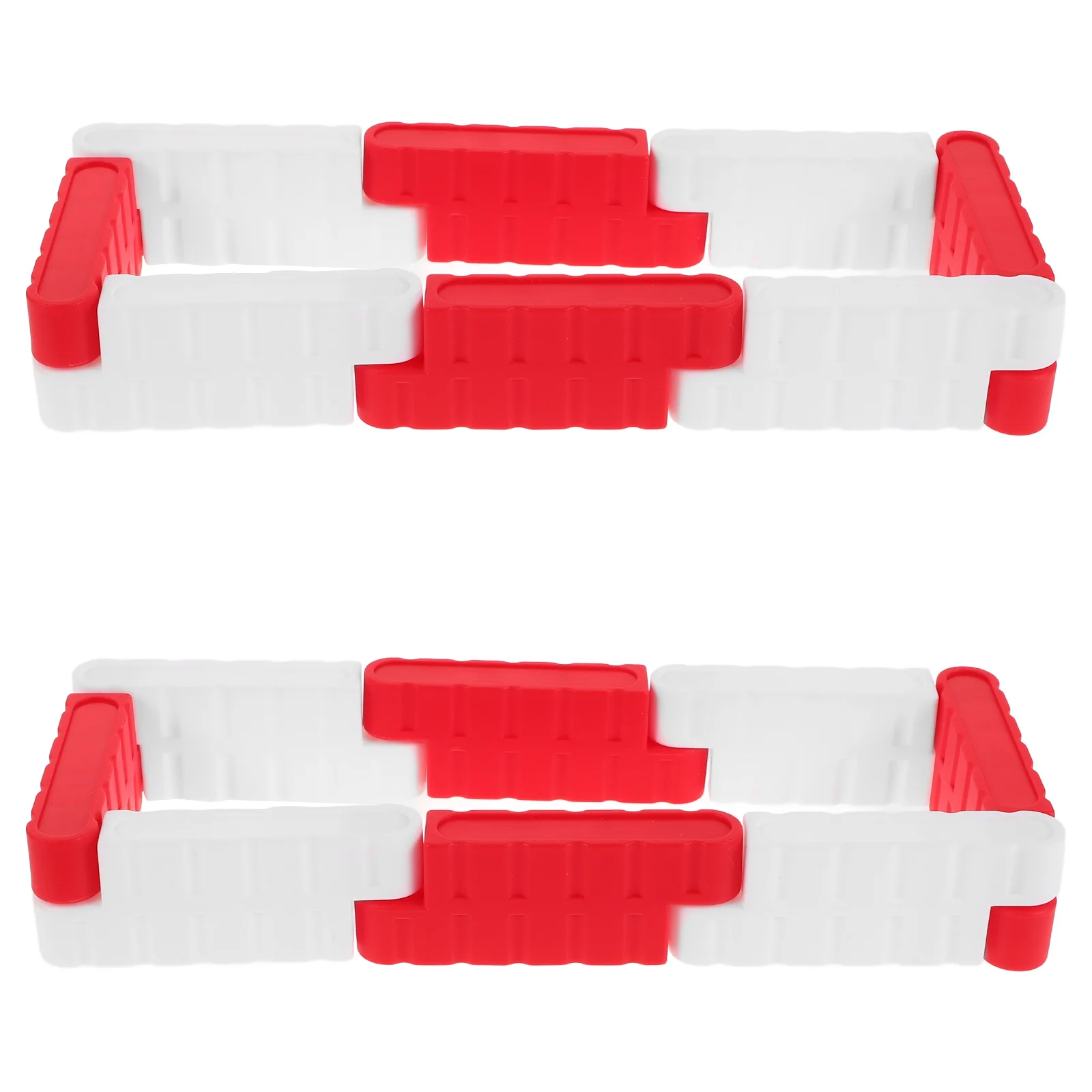 

16pc Mini Traffic Fences Road Barrier For Rc Car Racing Track Drift Runway Simulation Road Fence Rc Drift Field Fence Race