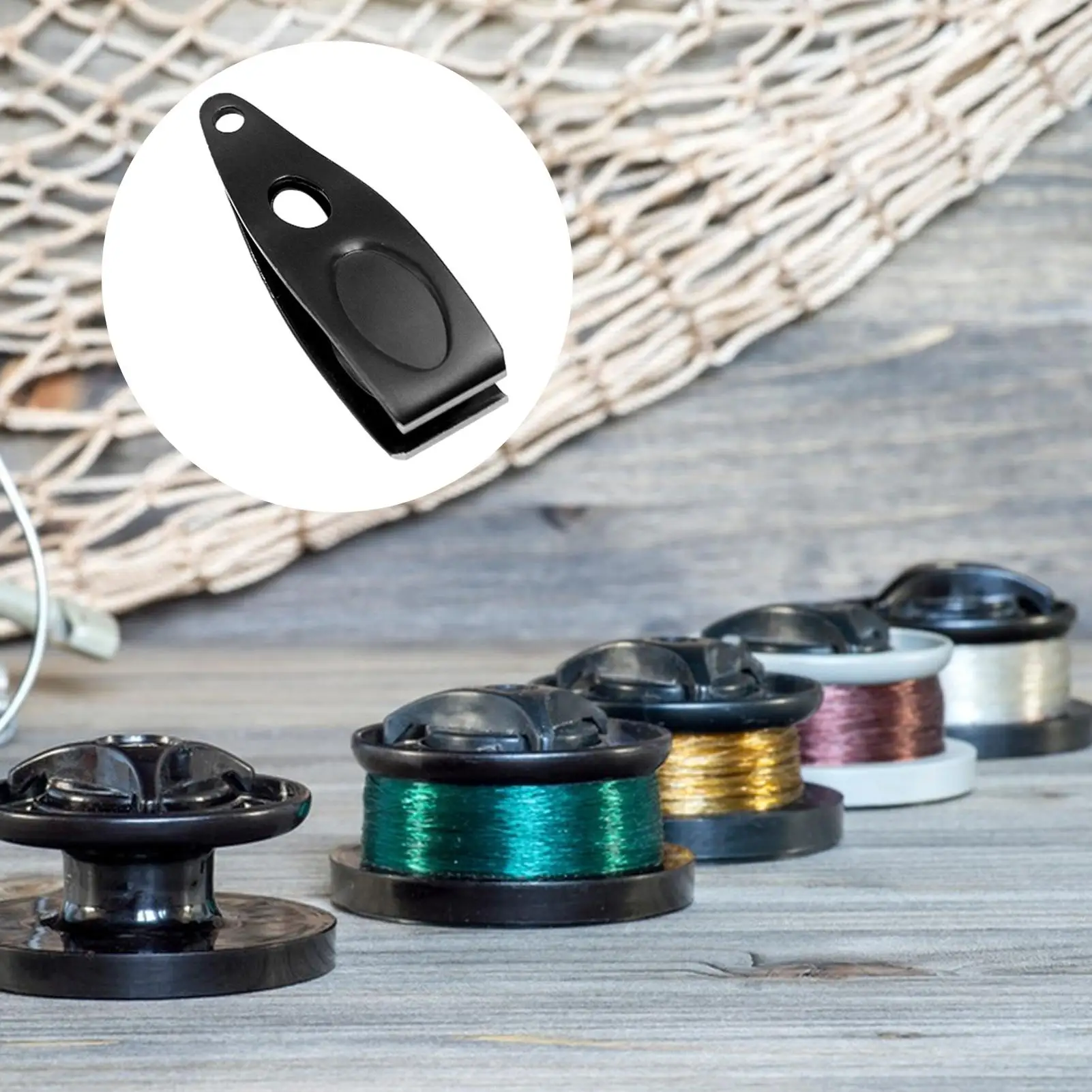 

Lightweight Mini Line Cutter with Ergonomic Grip, Heavy-Duty Fishing Trimming Scissors, Compact Sharp Blade for Quick Fishing