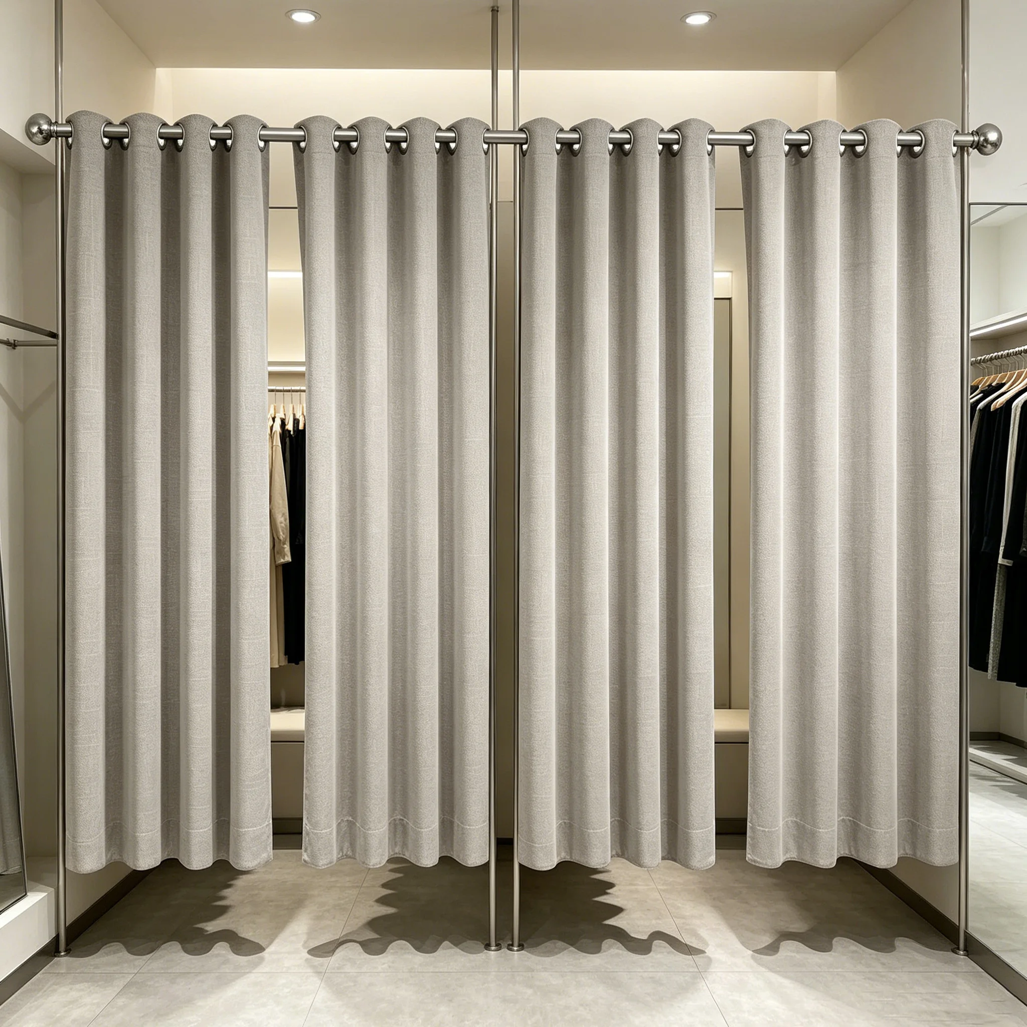 

4 Panels Linen Curtains Applicable To Multiple Scenarios 100% Blackout Curtain For Living Room Bedroom Modern Deco Opaque Window Drapes