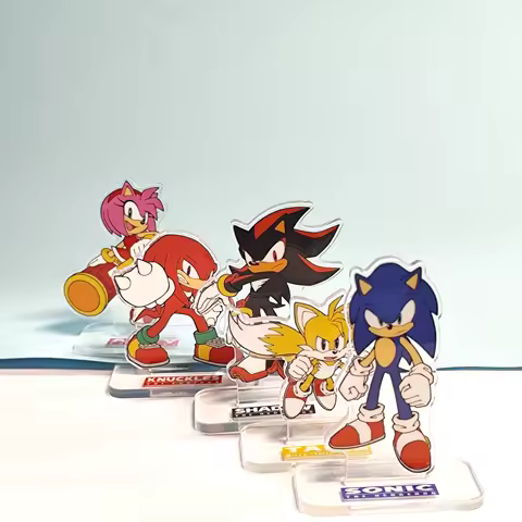Sonic acrylic stand blind bags. Random figures (Knuckles, Shadow, etc.). Surprise for fans to collect.