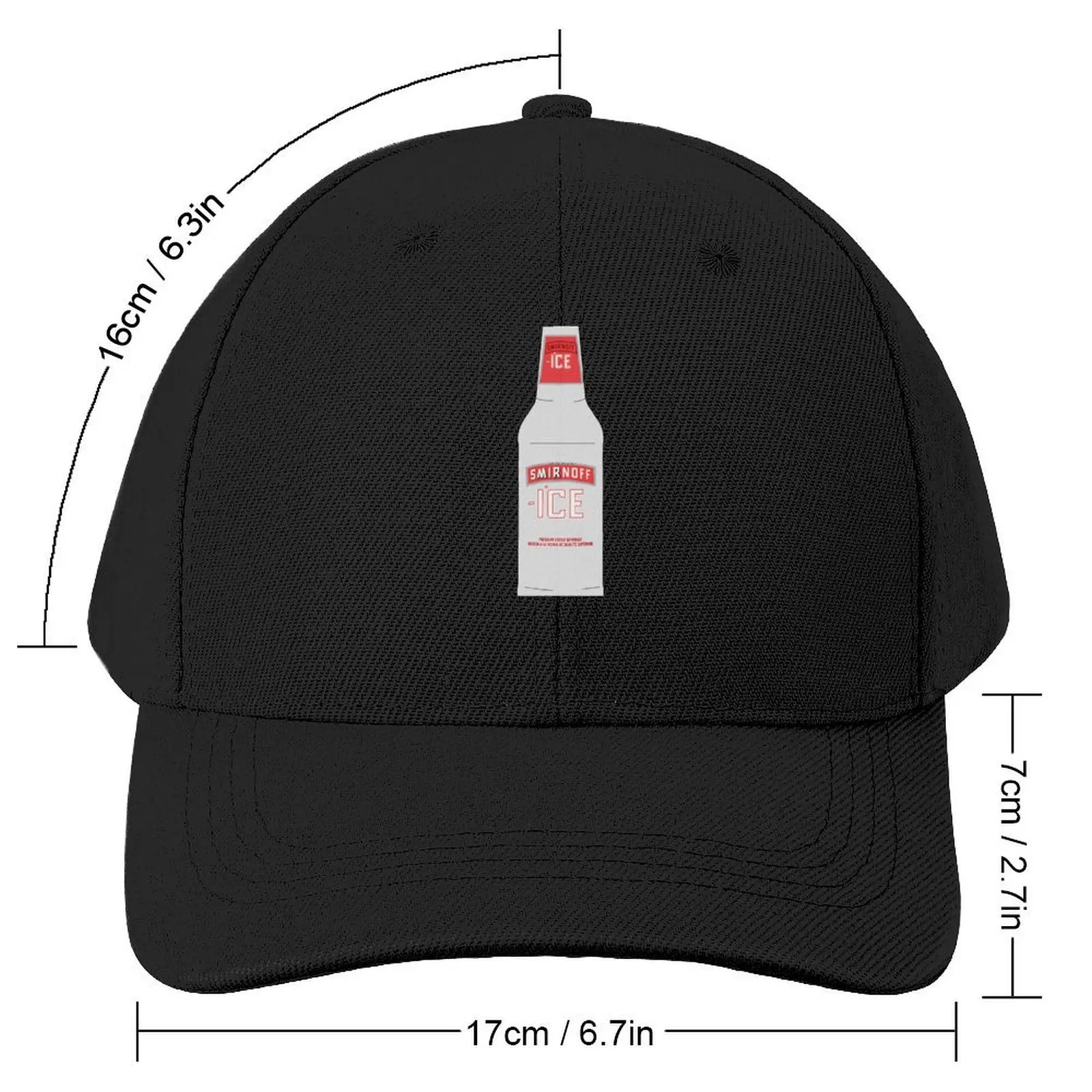 Smirnoff Ice \t \t Baseball Cap Hat Baseball Cap Luxury Cap Golf Ball Men Women's