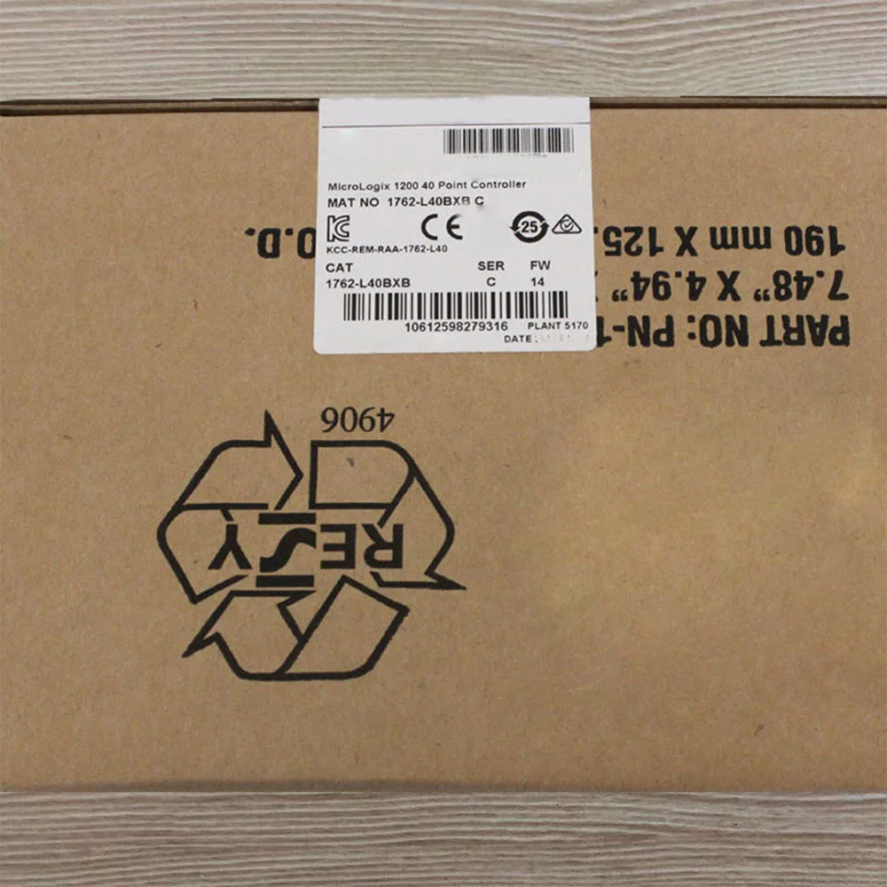 

For 1762-L40BXB Controller Module in Box