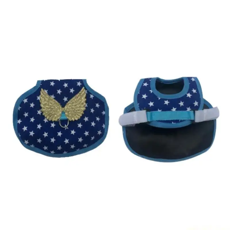 QX2E Chicken Harness 2 Size with Matching Leash Resilient Comfortable Breathable Fashionable Hen Vest Suitable for Goose
