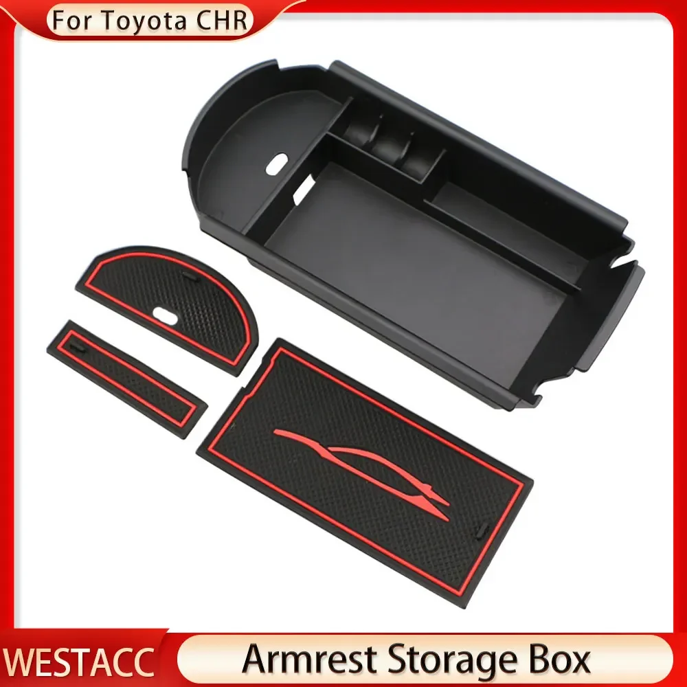 For Toyota CHR C-HR 2016 - 2023 Organizer Armrest Box Storage Tray Center Console Container Holder Accessories - Image 5