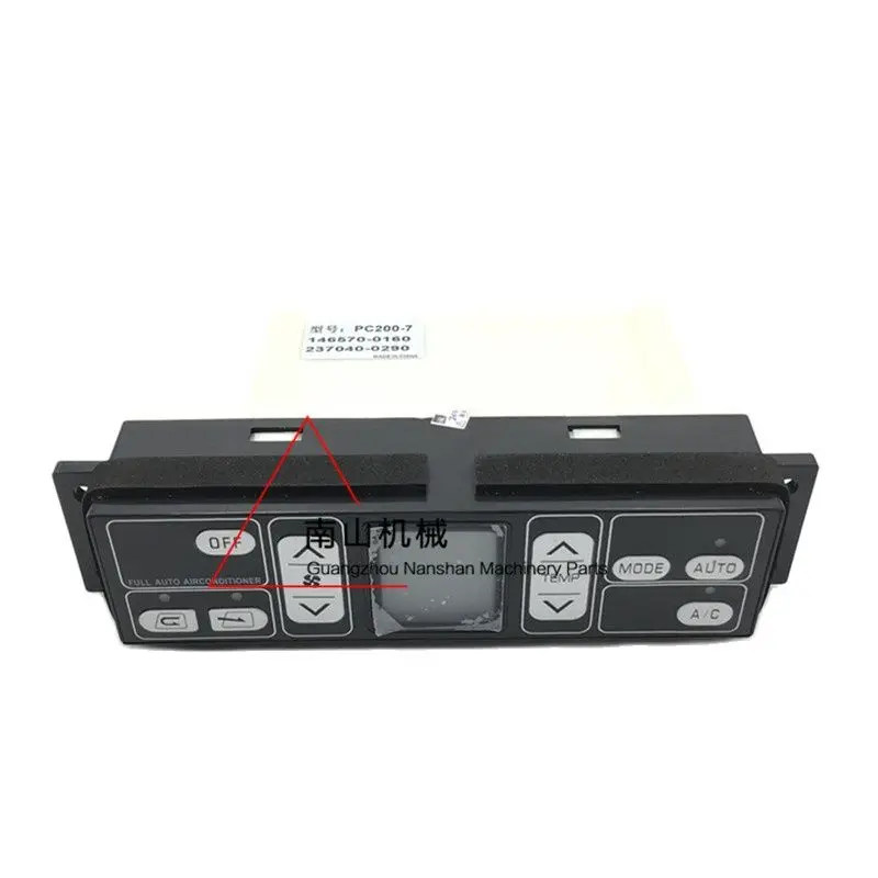 

Komatsu, the AC panel PC130 200 220 300 350 360-7 air conditioning controller panel switch, Excavator Parts 146570-0160