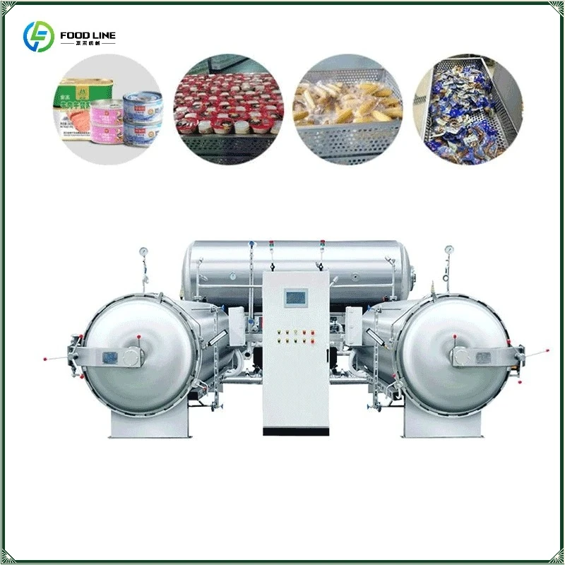 Hot-Selling High-Temperature Braised Meat Cooked Food Pickles Sterilizer Multiple Models Support FL Customized