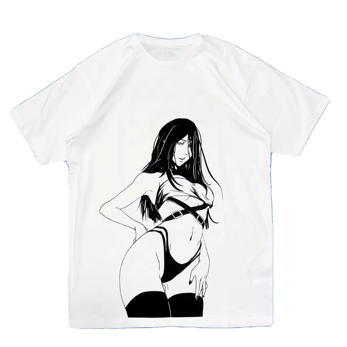 Heißes Anime Bleach Ichigo Kurosaki Grafik-Baumwoll-T-Shirt Unisex Kurzarm Mode-Marken-Tee Luxus Casual Vintage T-Shirts – Detail 3