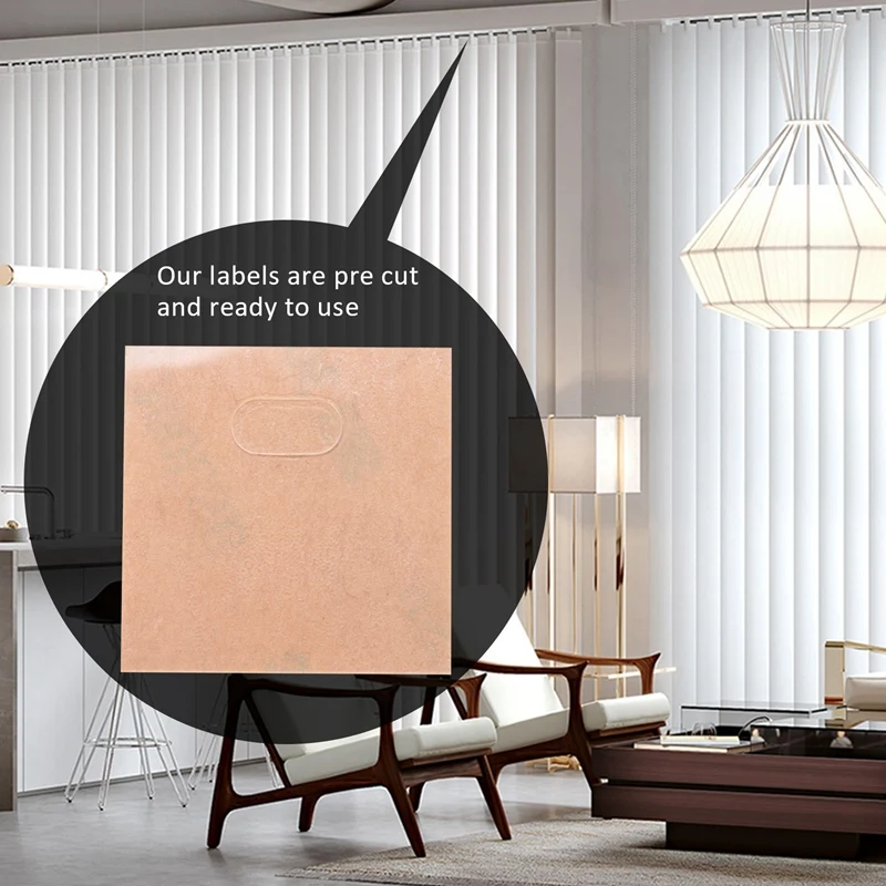 25 set di linguette di riparazione cieche verticali trasparenti/linguette cieche verticali/fissatori ciechi-50 linguette totali (25 set)