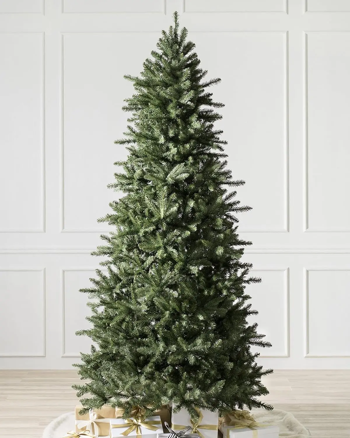 Unlit Berkshire Mountain Fir Artificial Christmas Tree  PVC Needle Foliage  Easy Storage with Storage Bag