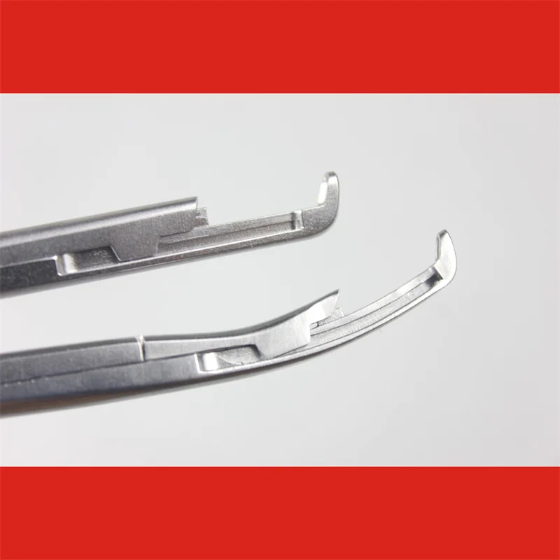 Rotating vertebral plate biting forceps, curved head gun type vertebral plate forceps, UBE minimally invasive cervical and lumba