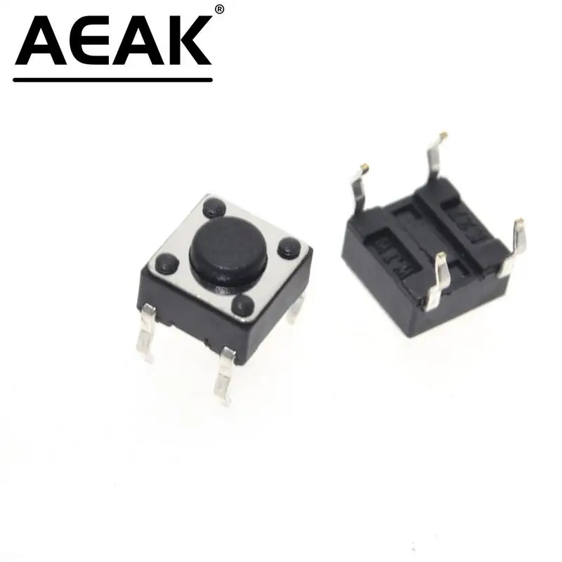 6X6X4.3Mm 4PIN 50Pc…