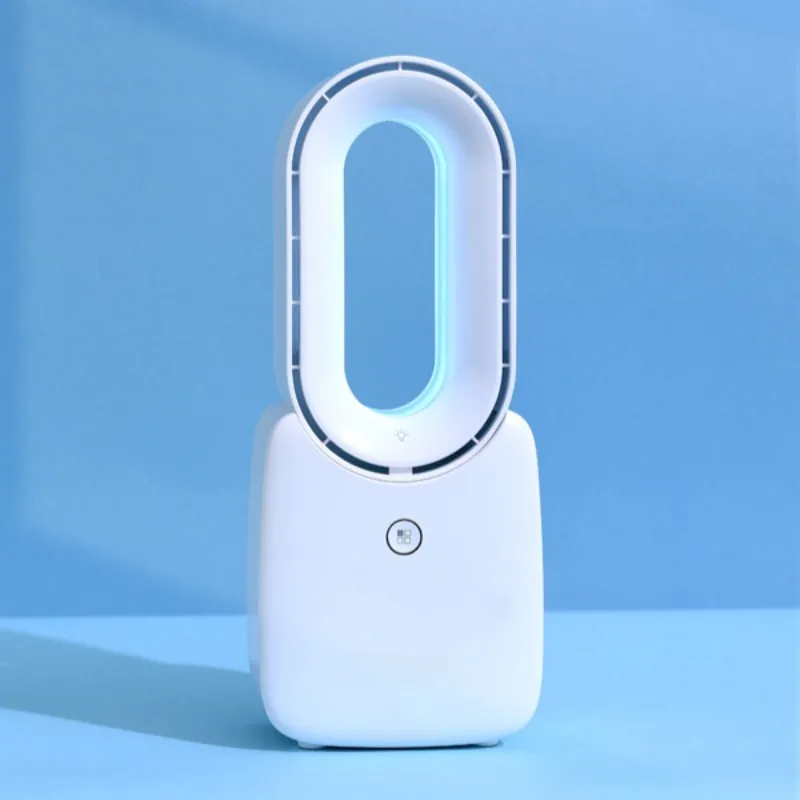 

Portable mini air conditioner USB air cooler bladeless electric fan 4-speed silent timed air conditioner cooling fan humidifier