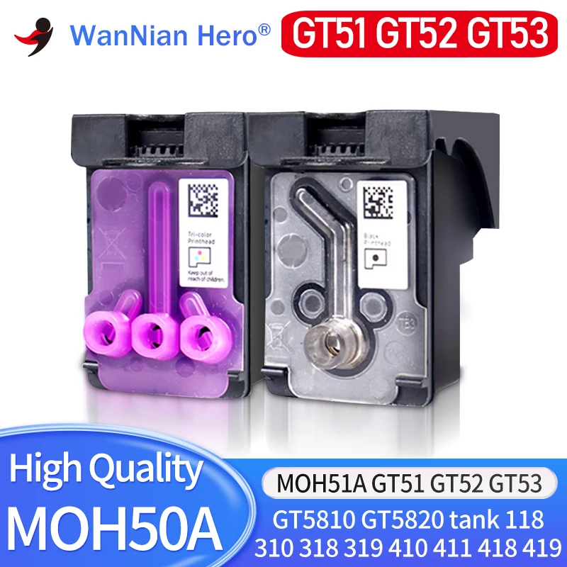 Baskı kafası GT51 GT52 GT53 M0H50A M0H51A x4ehp kafası HP mürekkep tankı 310 410 318 319 418 GT5822 GT5810 GT5820 519 531 508