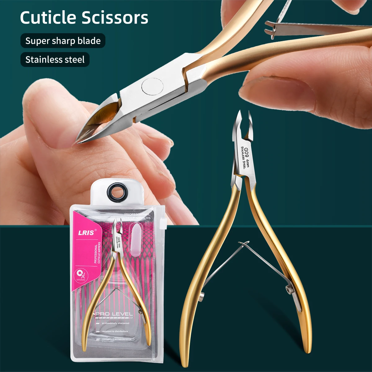 

Gold Dead Skin Scissors Nail Salon Special Exfoliating Dead Skin Pliers Stainless Steel Nail Clipper Barb Scissors