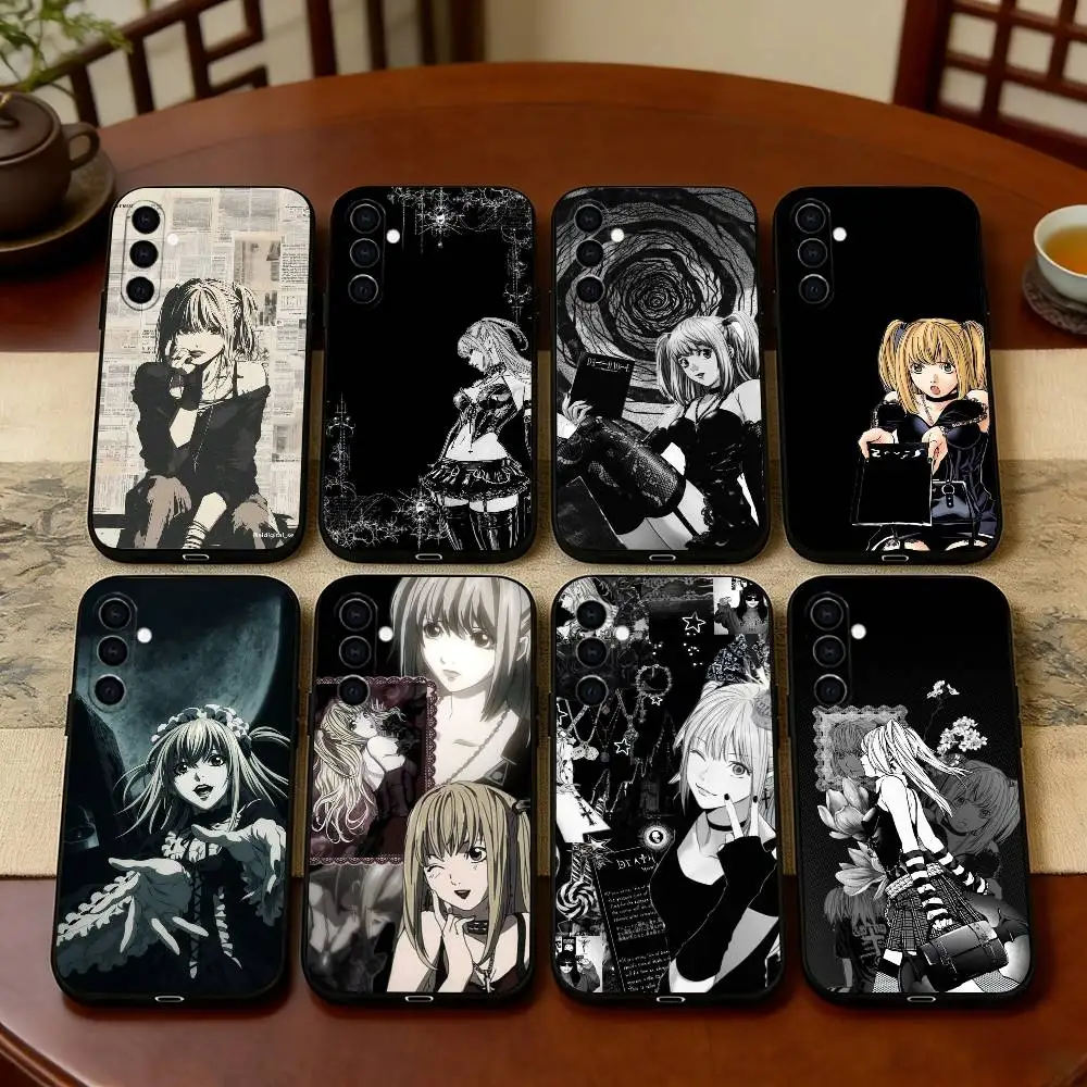 

Misa Amane Phone Case Black Silicone Soft For Samsung Galaxy A73,A72,A71,A70,A53,A52,A51