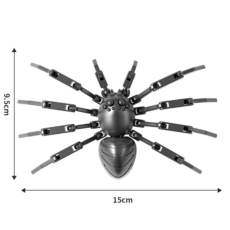 ثلاثية الأبعاد التنقل المشترك العنكبوت نموذج الإبداعية المطبوعة عمل لغز تجميع الدمى نموذج ألعاب الدمى الأطفال ديكورا لفتاة صبي هدية