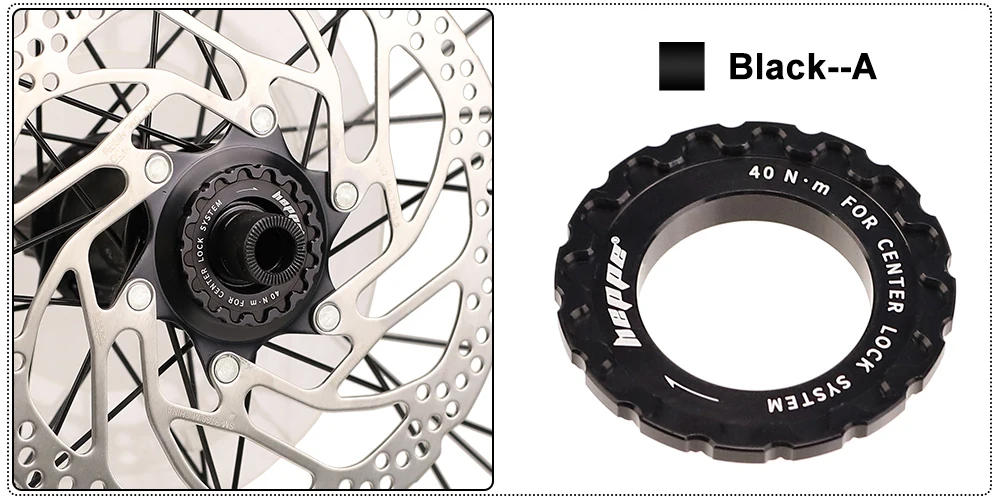 HEPPE Fahrrad Center Lock Scheibenbremssicherungsring Fahrrad Center Lock Scheibenbremssicherungsring Laufradnabe Rotor-Sicherungsring 7075 Aluminiumlegierung – Detail 11