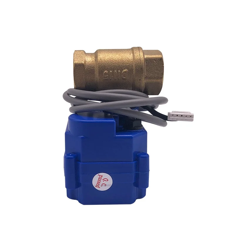 

1/2" (DN15), 3/4" (DN20), 1"(DN25) Smart Brass Valve with 1-Meter Long Wire for WLD-808 Water Leak Detector De Fugas De Agua