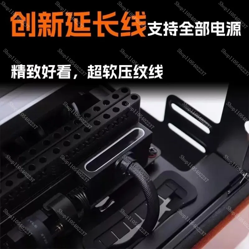 ATX 24PIN Motherboard Extension Cable,Side Outlet ARGB Sync Wire,Ultra Soft Textured Cable for PC Internal Hardware Modification