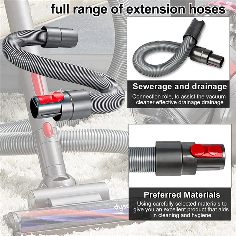 Accessoires pour aspirateur Dyson V7, V8, V10, V11, V15, accessoire de rêve pour aspirateur Dyson, tuyau, fente, buse, grotte