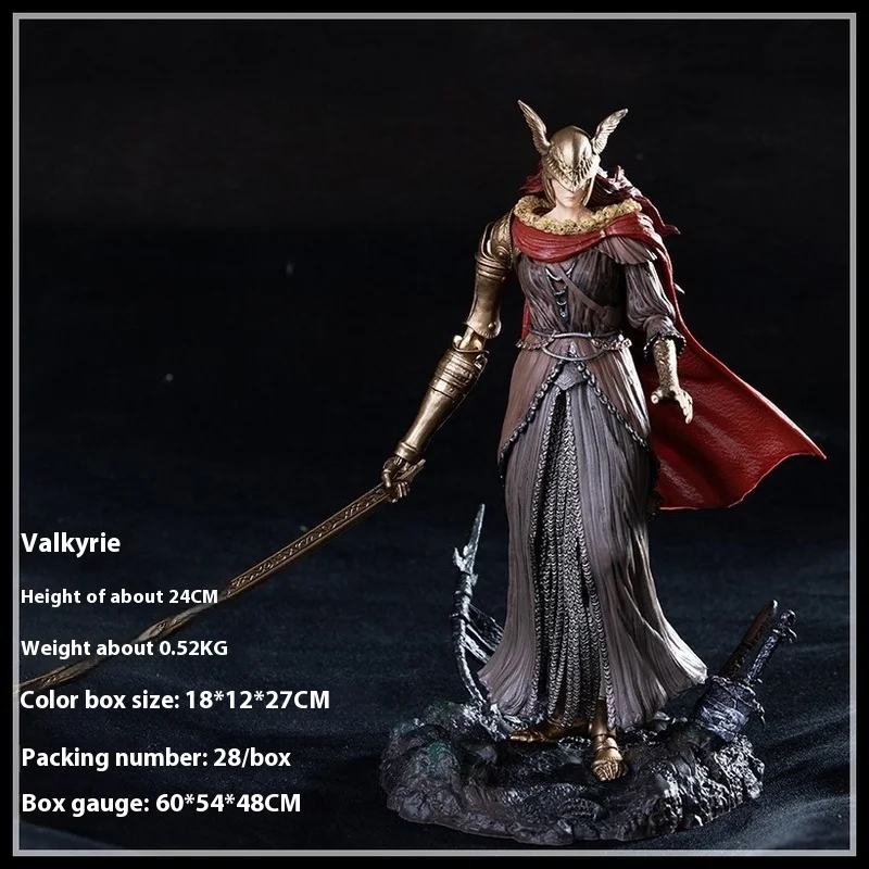 Eldenfar Ring Handmade Valkyrie Marinia Boxed Model Ornament Statue Decoration Game Periphery Children's Toys Birthday Gift