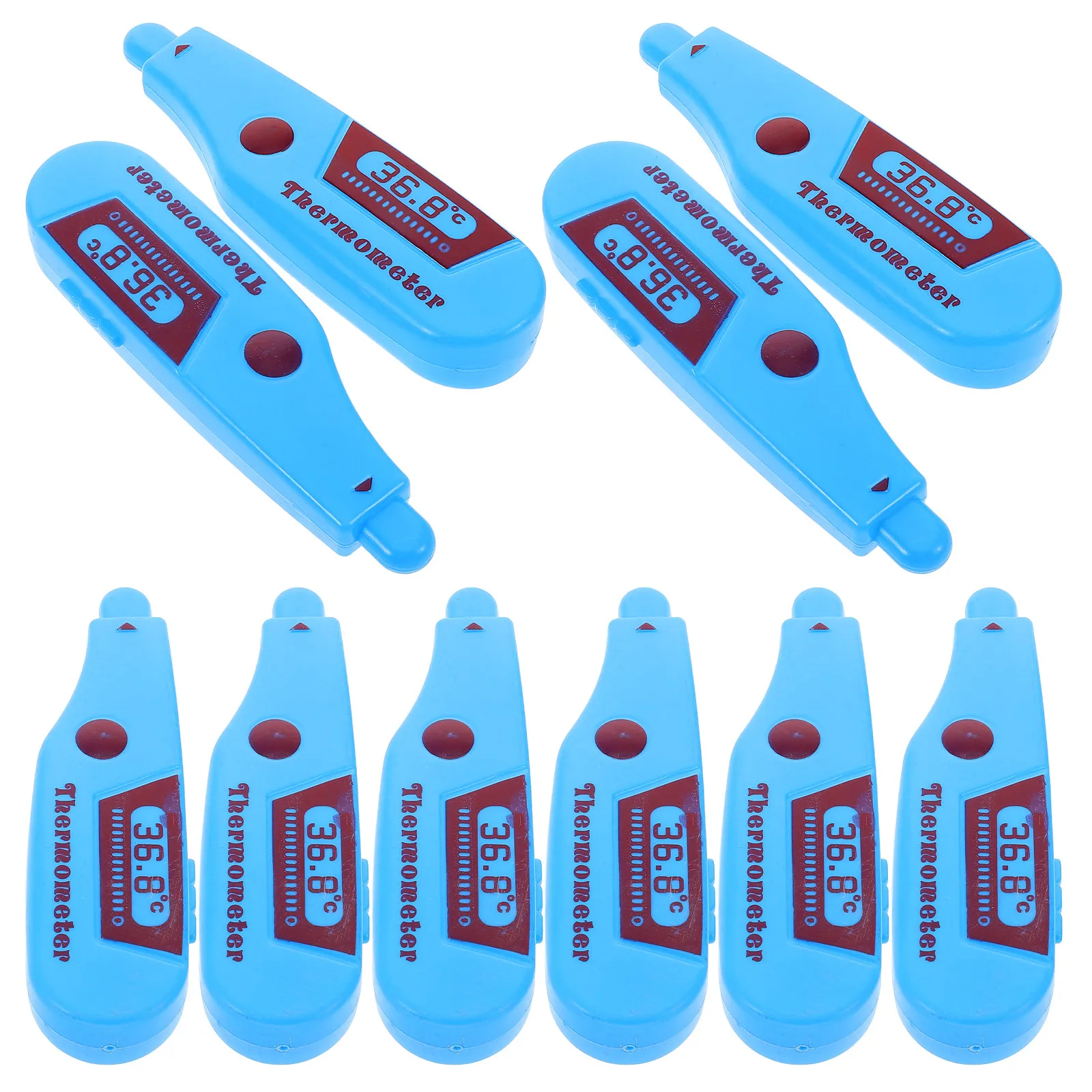 

10Pcs Pretend Play Doctor Thermometer Realistic Simulation Kit for Kids Role Playing Doctor Costume Accessories Set