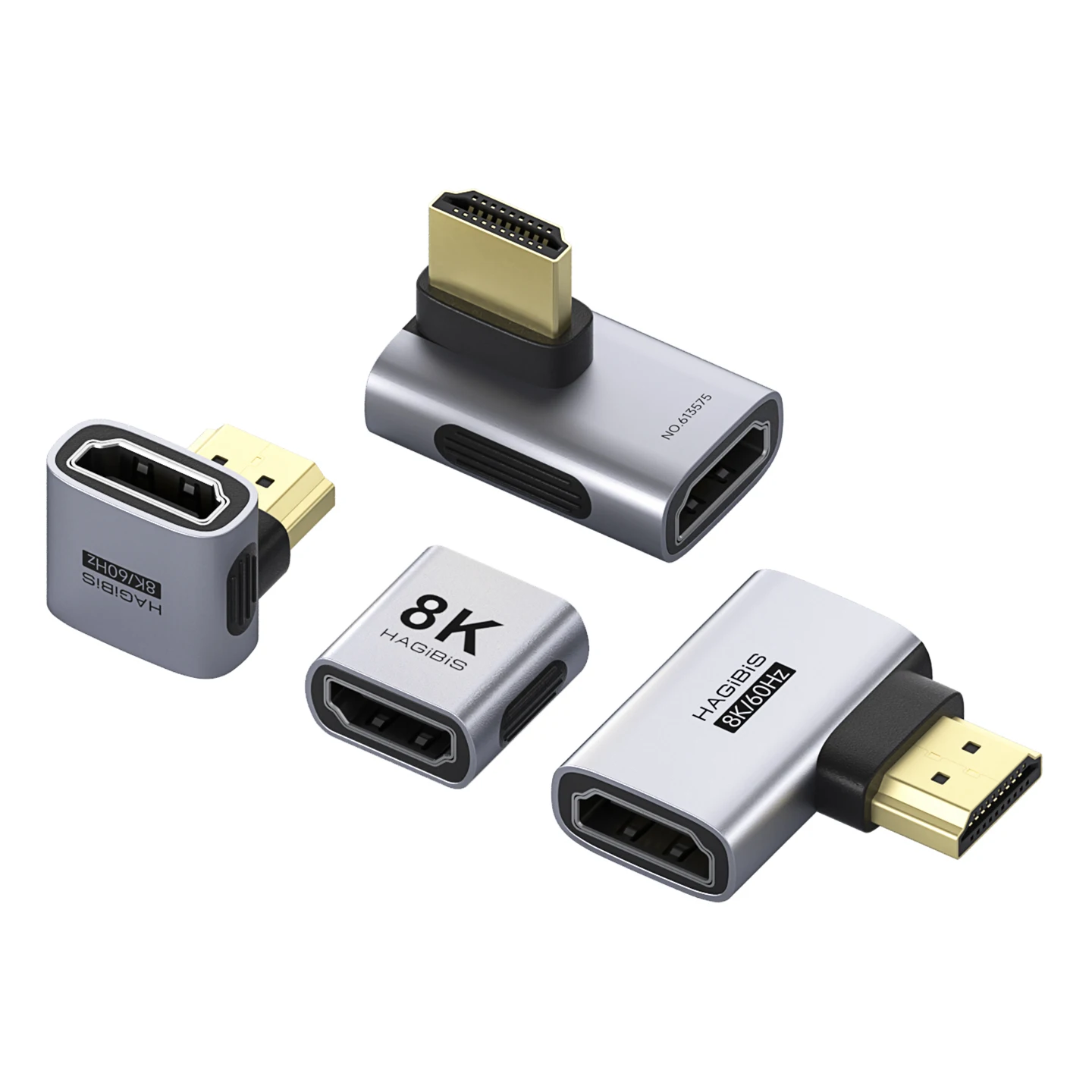 Adapter HDMI na HDMI Hagibis, kątowy 90 stopni, męski na żeński, złącze HDMI 2.1, przedłużacz kabla, konwerter, w kształcie litery L — zdjęcie produktu 7