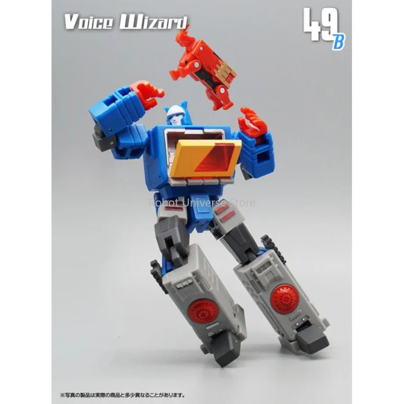 Mft Transformation MF-49B mf49b Voice Wizard Blaster Emitter Recorder Modell Pocket War Mechfans Action Mini Figur Roboter Spielzeug