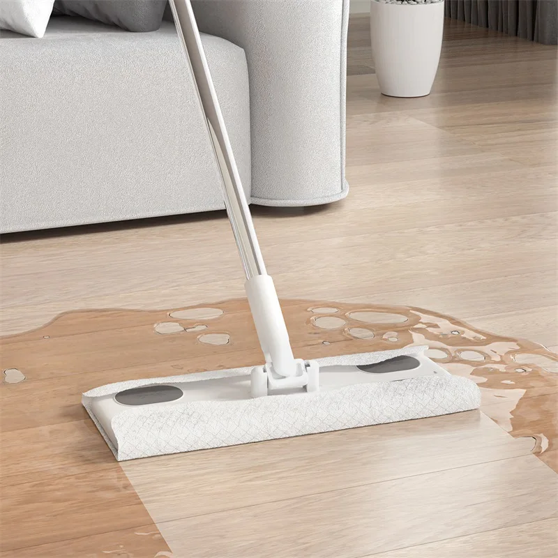Flat Mop Disposable Electrostatic Dust Removal Mop Dry Duster Cloths Mop Pads Lazy Mop Home Clean Cloth Household Cleaning Tools