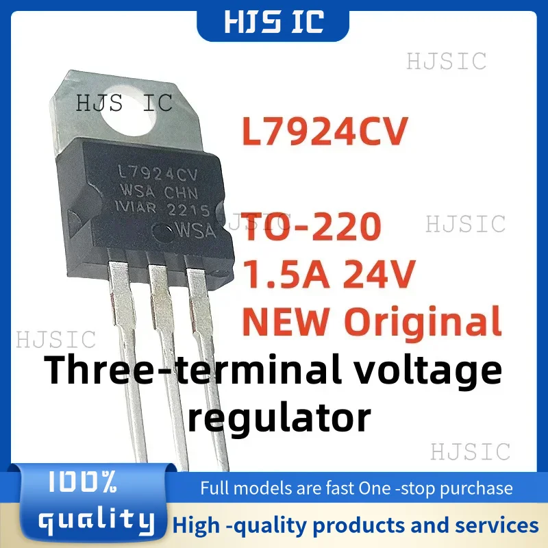 

10-20-30PCS NEW Original L7924CV TO-220 1.5A 24V Three-terminal voltage regulator triode electronics transistors