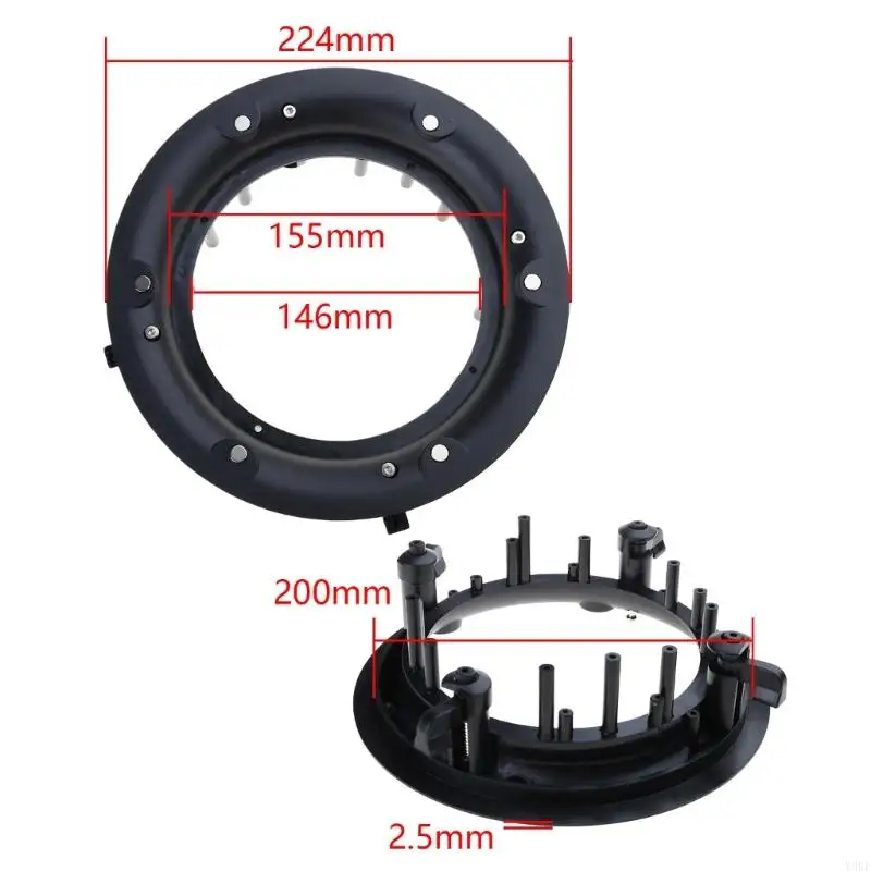 2025 جديد 4/5/6.5/8inch سماعات السقف تغطية زخرفية جولة معدنية شبكة الشبكة الشبك
