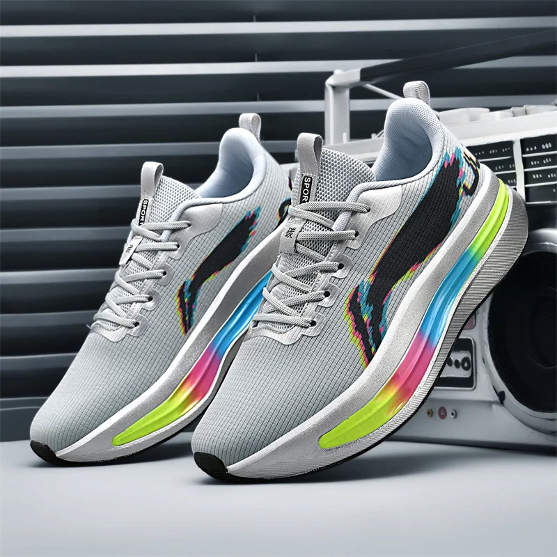 Casual Running Shoes Breathable Summer Jogging Shoes Men Lightweight Women Gym Shoes Outdoor Male Cushion Sports Walking Shoe