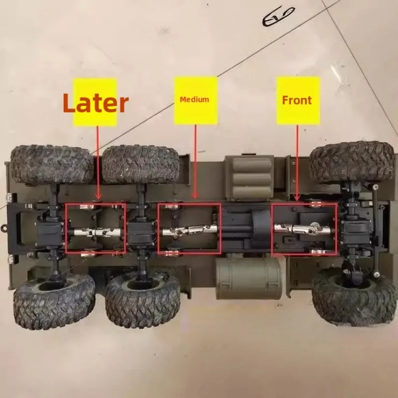 

Новый 3 шт. металлический приводной вал CVD для WPL B16 B36 Fayee FY004 MN-77 6WD RC автомобиль модернизирует детали