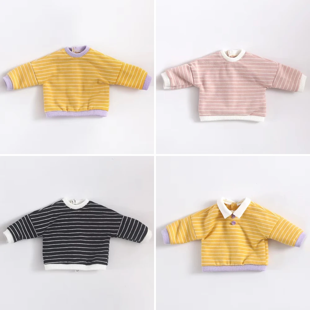 

30 см BJD одежда, модный свитер в радужную полоску, футболка с длинными рукавами, куртка для YOSD MYOU SD DD 1/6bjd, аксессуары для кукольной одежды