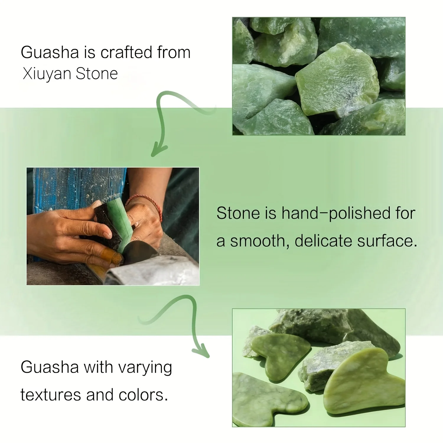 Facial Gua Sha Tool Jade Guasha Board Muscle Relaxation Skin Lifting Face Thin Scraper Face Massager Beauty Tool Self-Care Gift view 4