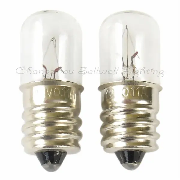 

2024 Good!miniature Bulbs Lighting 12v 0.11a E12 T13x33 Free Shipping A317