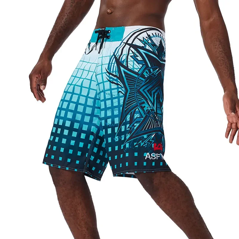 New Fashion Men Short Pants Print Summer Hawaiian Beach Shorts Swimwear CasualIce Shorts Male bermuda masculina swimming shorts