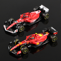 Bburago 1:43 Ferrari SF23 Alloy Car SF-23 Formula Racing Diecast Toy Charles Leclerc 16# Carlos Sainz 55# F1 Model