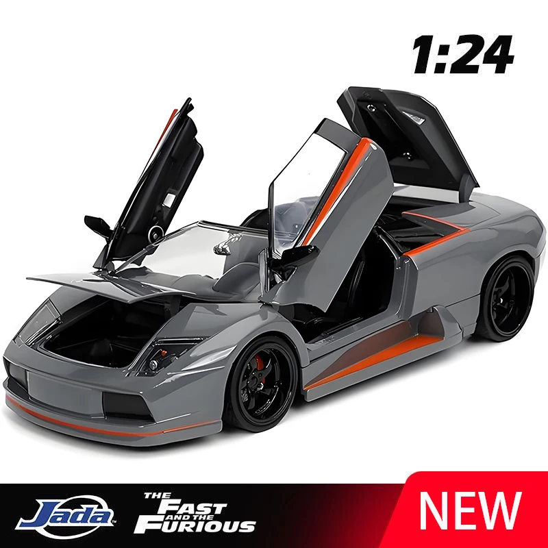 

JADA 1:24 Lamborghini Murcielago LP640 Alloy Car Diecasts & Toy Vehicles Car Model Miniature Scale Model Car For Children