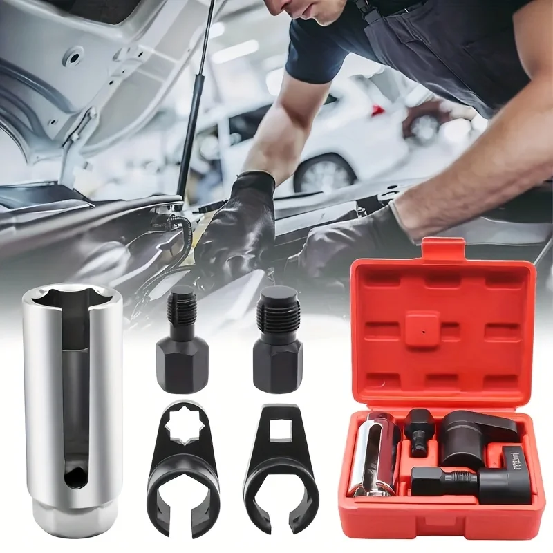 

5 car oxygen sensor socket European oxygen wrench, oxygen sensor disassembly tool