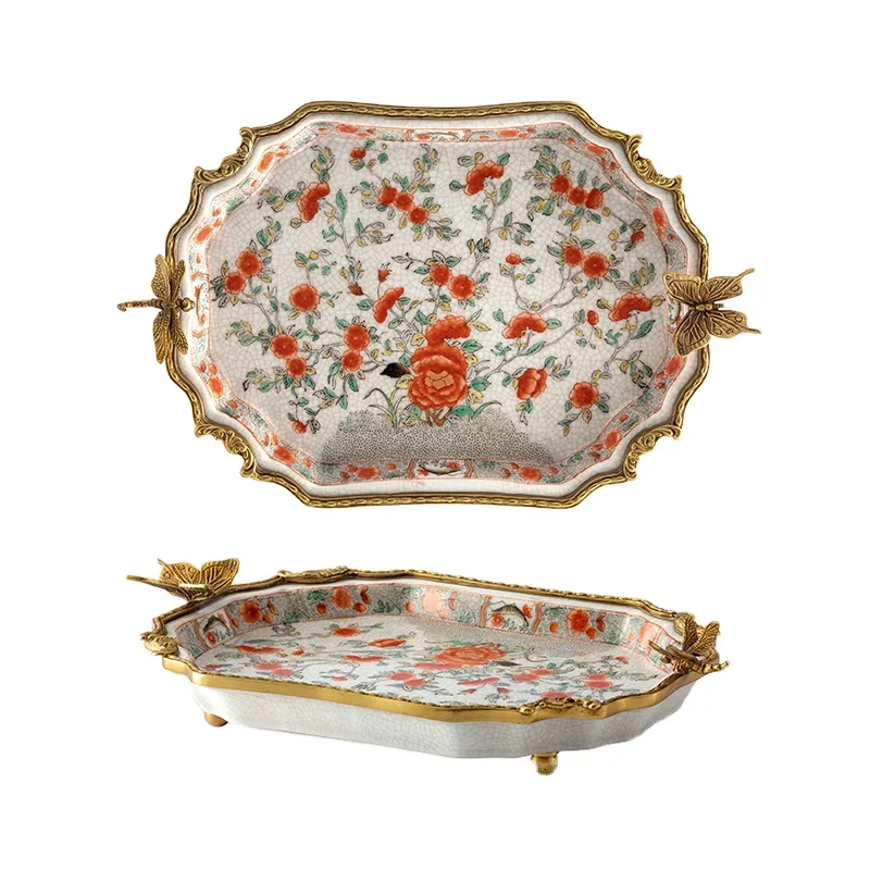 Fruit plate lampshade disposable candy plate bowl