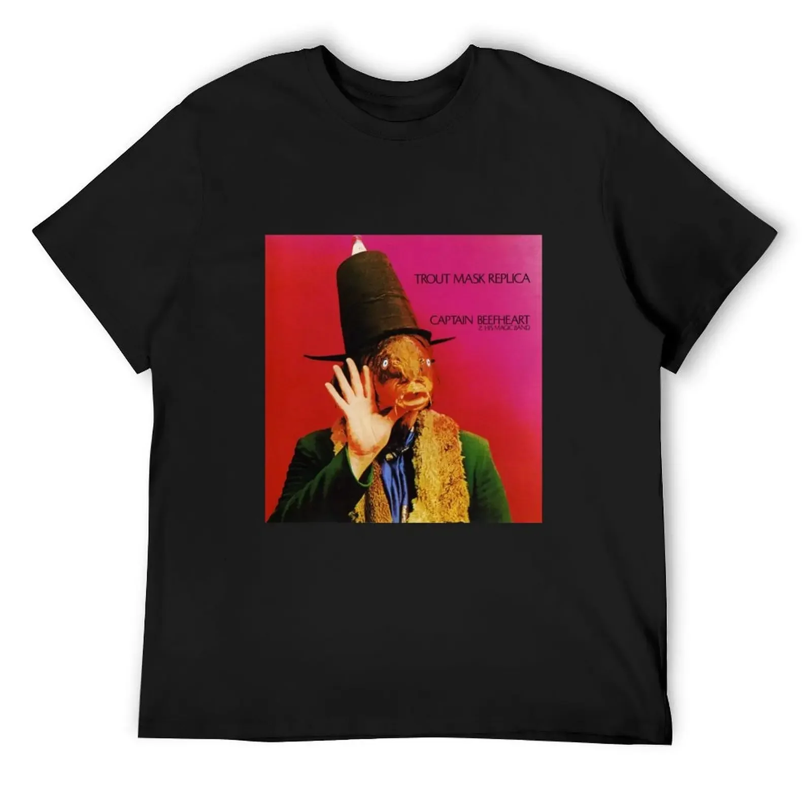

Captain Beefheart Trout Mask Replica75 T-Shirt Anime t-shirt anime clothes rapper graphic tees mens shirts graphic tee
